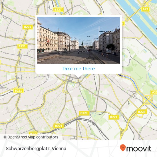 Schwarzenbergplatz map