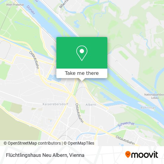 Flüchtlingshaus Neu Albern map