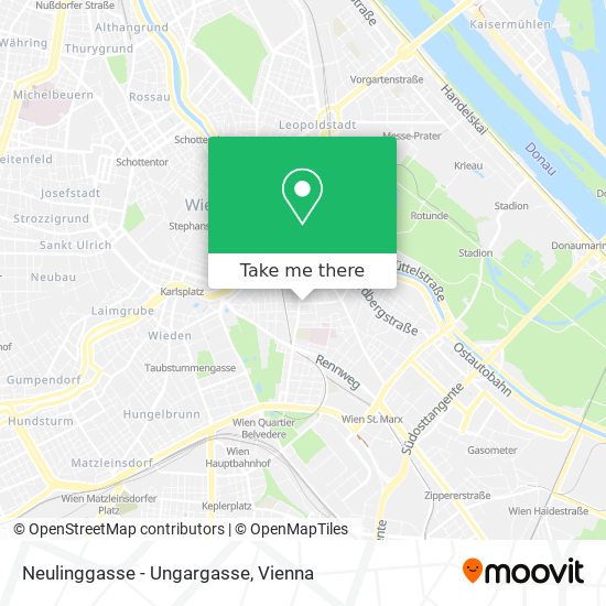 Neulinggasse - Ungargasse map