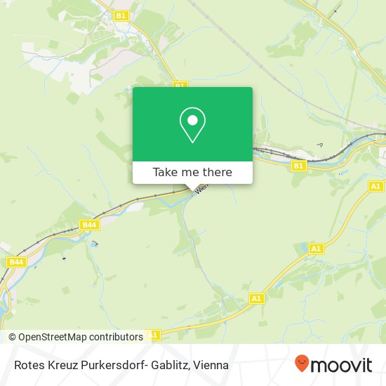 Rotes Kreuz Purkersdorf- Gablitz map