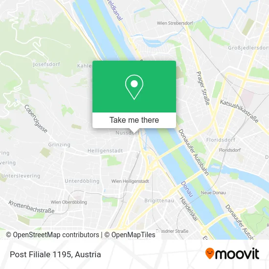 Post Filiale 1195 map