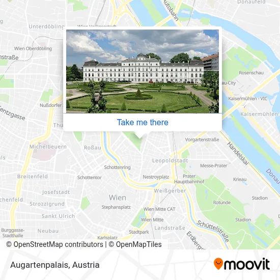 Augartenpalais map