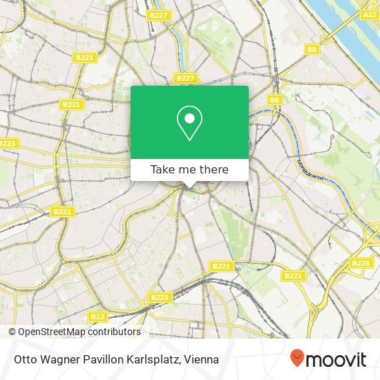 Otto Wagner Pavillon Karlsplatz map