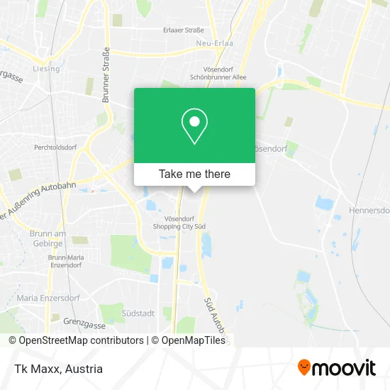 Tk Maxx map