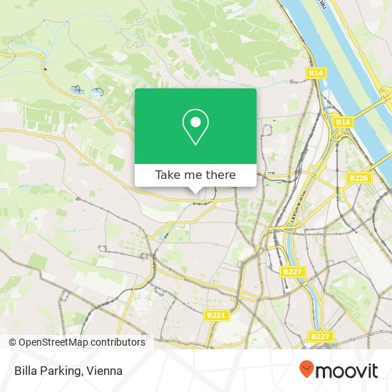 Billa Parking map