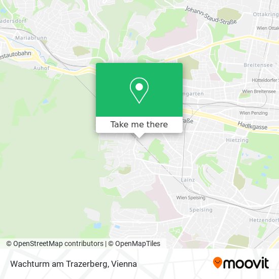 Wachturm am Trazerberg map