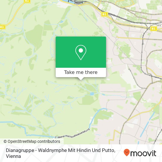Dianagruppe - Waldnymphe Mit Hindin Und Putto map