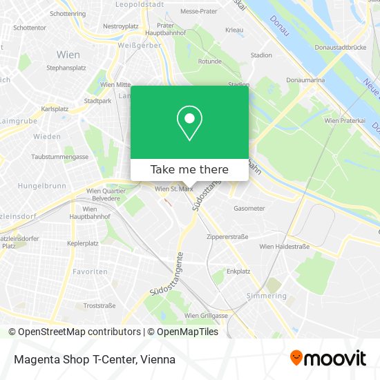 Magenta Shop T-Center map
