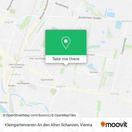 Kleingartenverein An den Alten Schanzen map