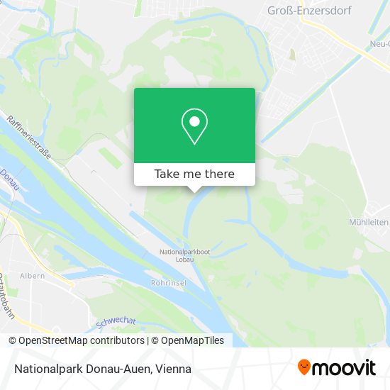 Nationalpark Donau-Auen map