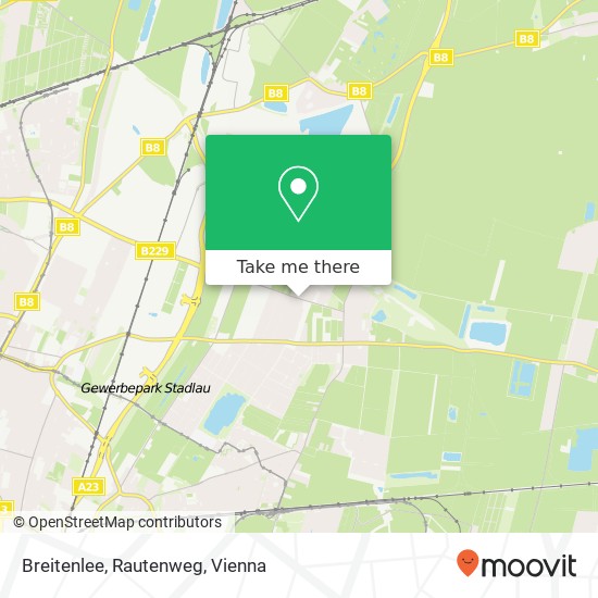 Breitenlee, Rautenweg map