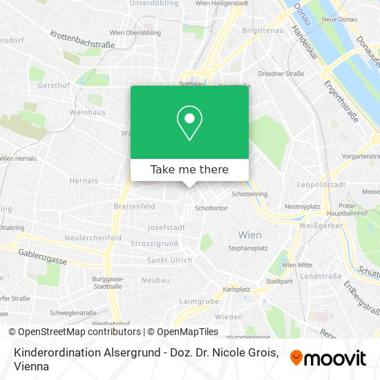 Kinderordination Alsergrund - Doz. Dr. Nicole Grois map