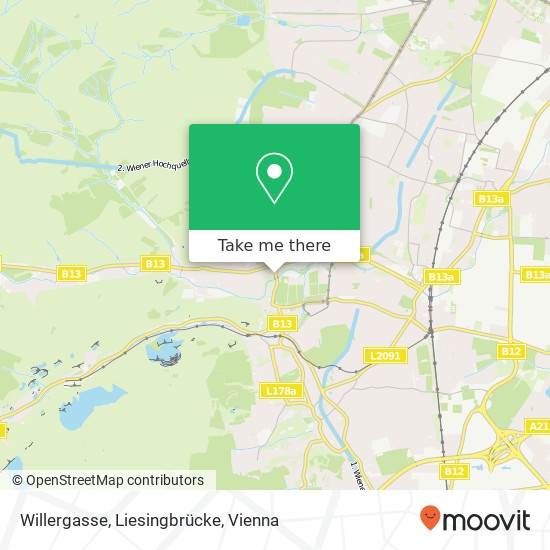 Willergasse, Liesingbrücke map