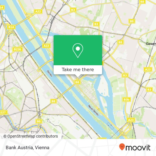 Bank Austria map