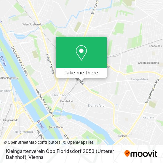 Kleingartenverein Öbb Floridsdorf 2053 (Unterer Bahnhof) map
