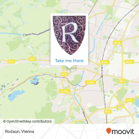 Rodaun map