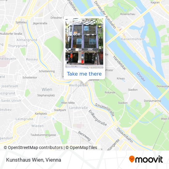 Kunsthaus Wien map