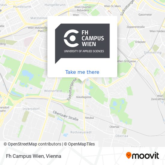 Fh Campus Wien map