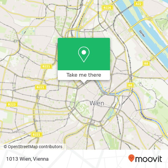 1013 Wien map