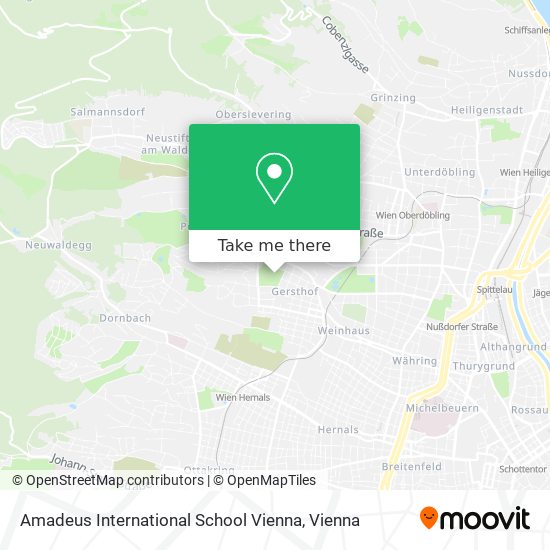 Amadeus International School Vienna map