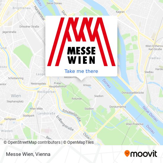 Messe Wien map