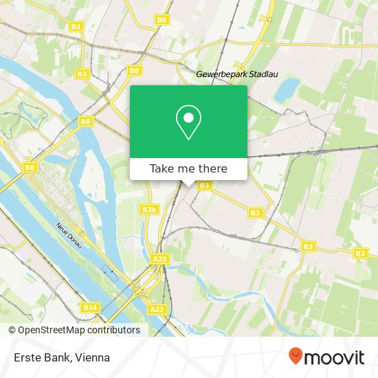 Erste Bank map