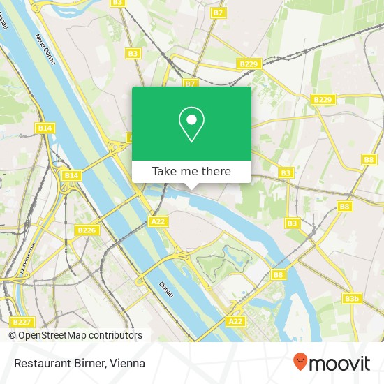 Restaurant Birner map