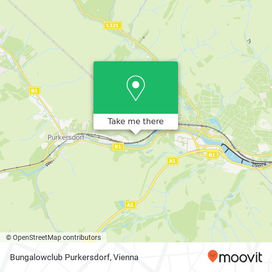 Bungalowclub Purkersdorf map