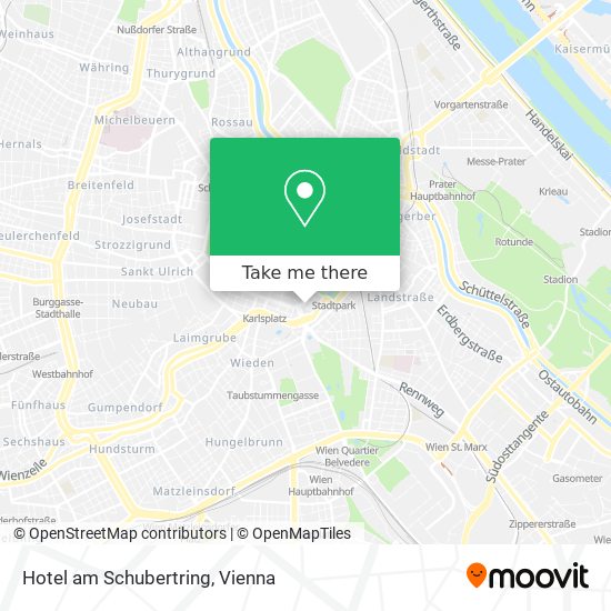 Hotel am Schubertring map