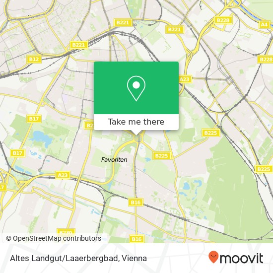 Altes Landgut/Laaerbergbad map