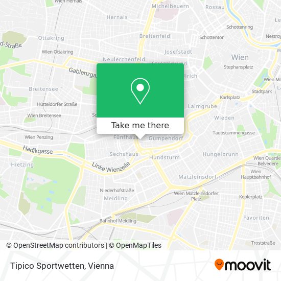 Tipico Sportwetten map