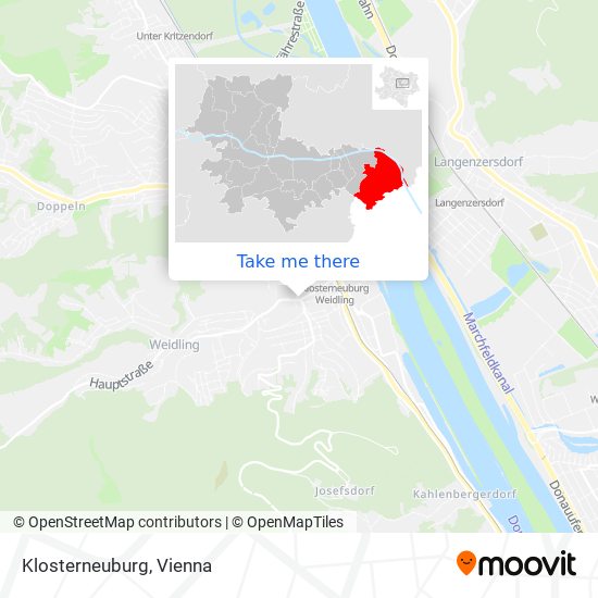 Klosterneuburg map