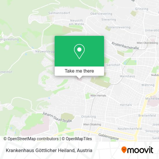 Krankenhaus Göttlicher Heiland map