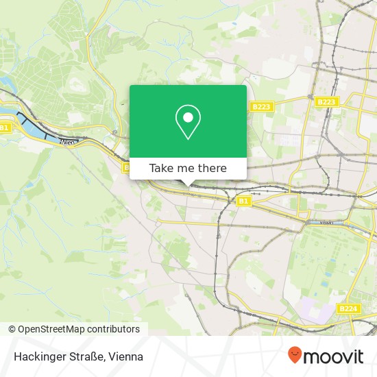 Hackinger Straße map