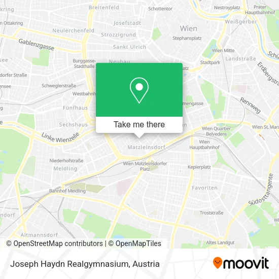 Joseph Haydn Realgymnasium map