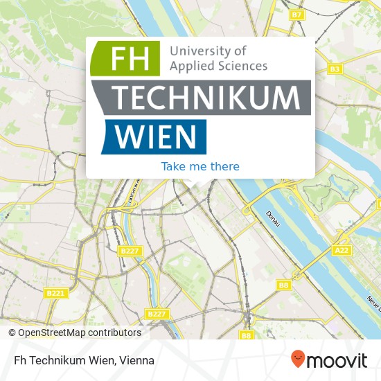 Fh Technikum Wien map