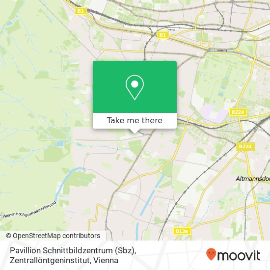 Pavillion Schnittbildzentrum (Sbz), Zentrallöntgeninstitut map