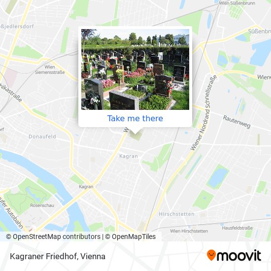 Kagraner Friedhof map