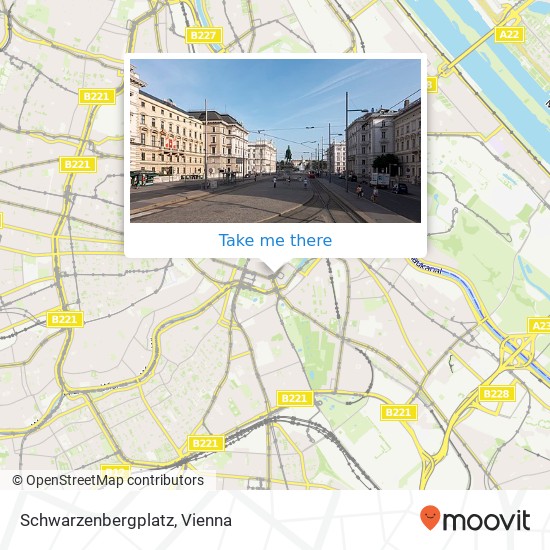 Schwarzenbergplatz map