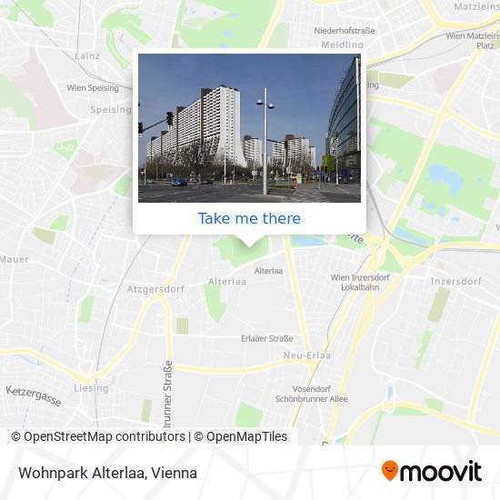 How To Get To Wohnpark Alterlaa In 23 Liesing By Bus Subway Light Rail Or S Bahn Moovit