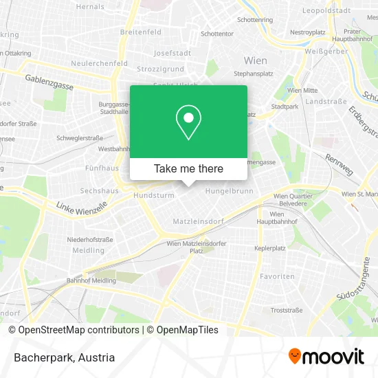 Bacherpark map