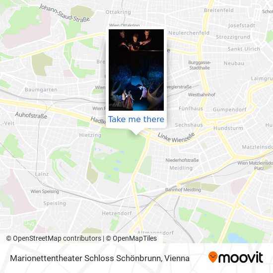 Marionettentheater Schloss Schönbrunn map