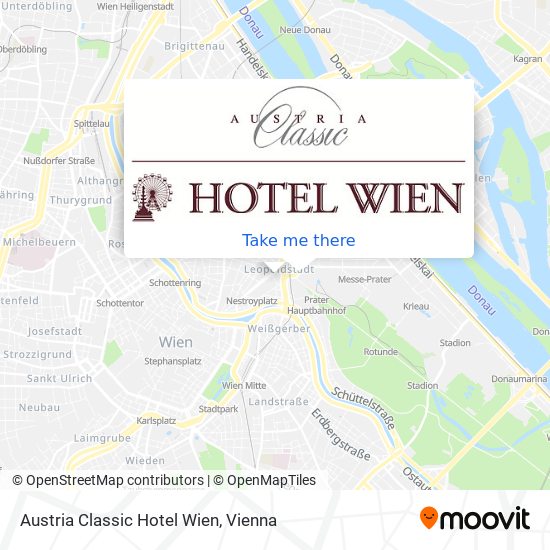 Austria Classic Hotel Wien map