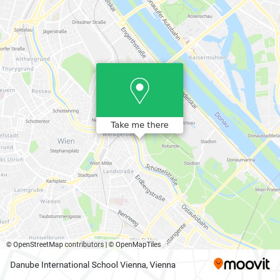 Danube International School Vienna map
