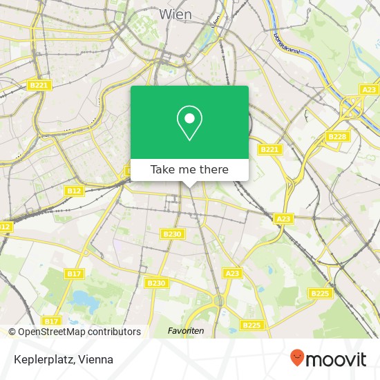 Keplerplatz map