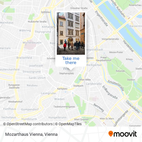 Mozarthaus Vienna map