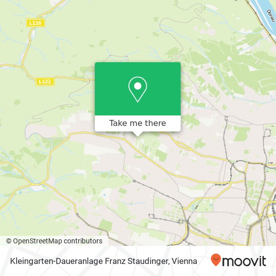 Kleingarten-Daueranlage Franz Staudinger map