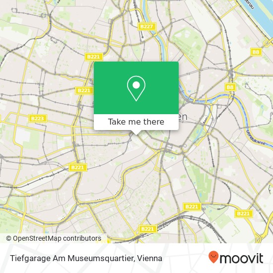 Tiefgarage Am Museumsquartier map