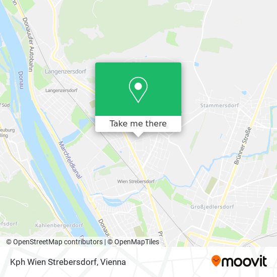 Kph Wien Strebersdorf map