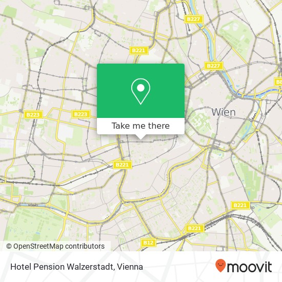 Hotel Pension Walzerstadt map